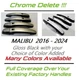 Custom Black and Color Door Handle Overlays 2018-2024 Chevy Malibu YOU PICK CLR