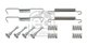 Febi Bilstein 29225 Accessory Kit, Brake Shoes for Audi BMW Land Rover Mercedes-