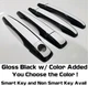 Custom Black OR Color Door Handle Overlays 2004-2009 Cadillac SRX YOU PICK CLR
