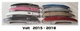 Custom Black OR Chrome Door Handle Overlays 2015 - 2020 Chevy Volt YOU PICK CLR