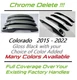 Custom Black & Color Door Handle Overlays 2014 - 2022 Chevy Colorado U PICK CLR