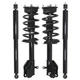 4x Front + Rear Struts w/Coil Spring For Ford Edge Lincoln MKX 2007-2010