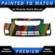 NEW Painted To Match Front Bumper Fascia Direct Fit for 2011-2014 Chevy Cruze