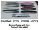 Custom Black OR Chrome Door Handle Covers 2008-2013 Cadillac CTS YOU PICK CLR