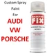 Custom Automotive Touch Up Spray Paint For VOLKSWAGEN & AUDI & PORSCHE