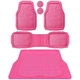  Heavy Duty Rubber Hot Pink Car Floor Mats & Cargo hot pink with cargo liner