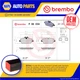 Brake Pads Set fits MINI ONE R56 1.4 Front 06 to 10 N12B14A Brembo 34106863292