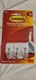 3M Command Brand General Purpose 3 Wire Hooks & 4 Strips Up To 0.5 lb (1 Pack)