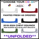 NEW REAR BUMPER FOR 2018-2024 EQUINOX PAINTED *CHOOSE YOUR COLOR* GM1114120