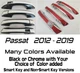 Black or Chrome Door Handle Overlays Volkswagen VW Passat 2012-2019 U PICK CLR 