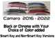 Custom Black OR Chrome Door Handle Overlays 2016 - 2022 Chevy Camaro U PICK CLR
