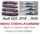 Custom Color & Chrome Door Handle Overlays 2018 - 2026 Audi SQ5 YOU PICK COLOR