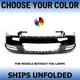 NEW Choose Your Color Front Bumper For 2006-2013 Chevy Impala Without Fog Lamps