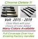 Custom Black and Color Door Handle Overlays 2015 - 2019 Chevy Volt YOU PICK CLR