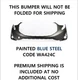 2018-2021 TERRAIN FRONT BUMPER COVER OEM PAINTED BLUE STEEL WA424C 84418527