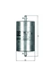 Knecht fuel filter KL 9