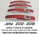 Chrome & Color Door Handle Overlays Volkswagen VW JETTA 2012-2018 YOU PICK CLR 