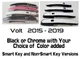 Custom Black OR Chrome Door Handle Overlays 2015 - 2020 Chevy Volt YOU PICK CLR