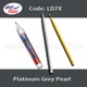 OEM Touch-Up Paint Pen Kit VW-LD7X-Platinum Grey-Sanding Stick & MicroBrush
