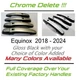 Custom Black and Color Door Handle Overlays 2018-2024 Chevy Equinox YOU PICK CLR